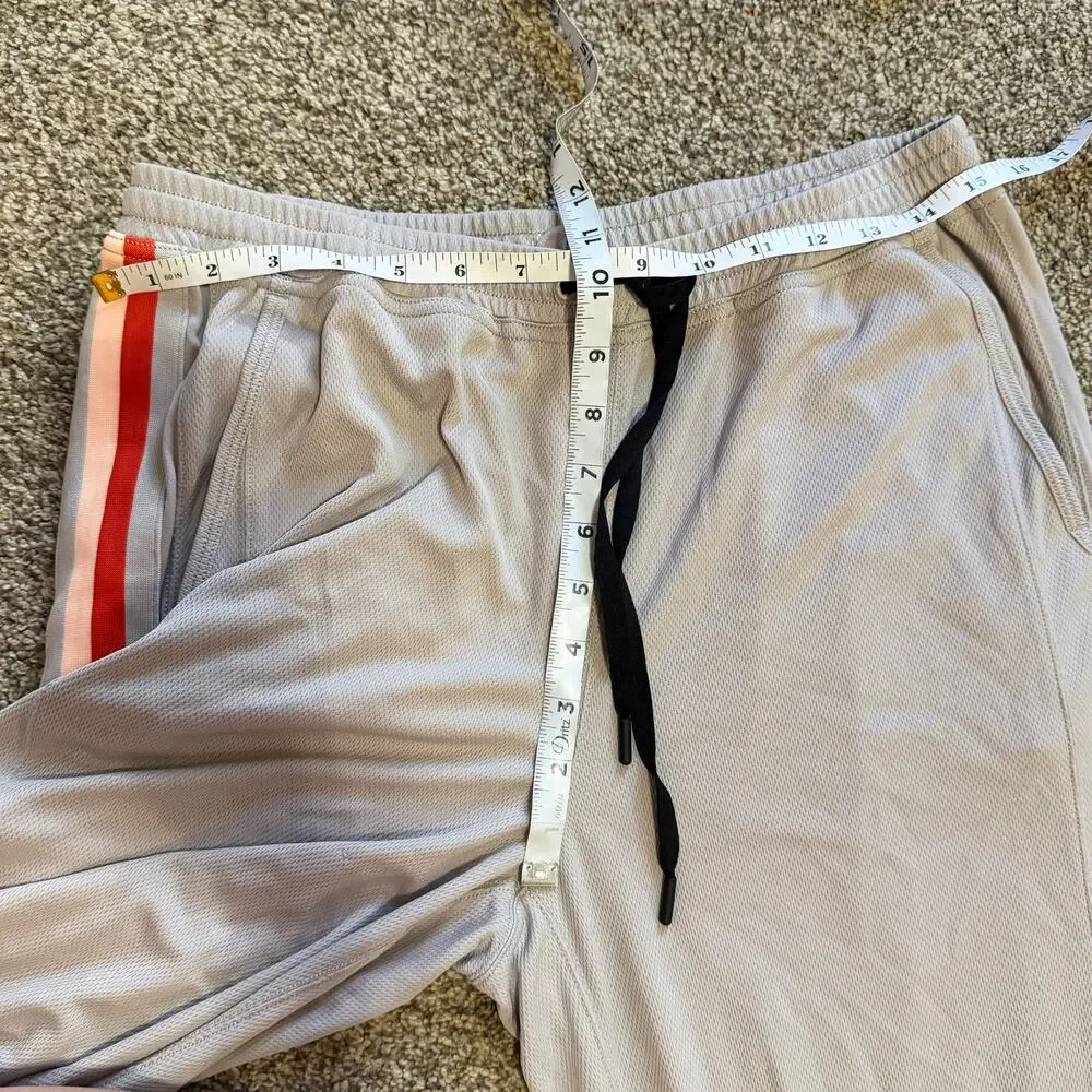 Free People Movement One On One Mesh Pants Gray Straight Leg Medium